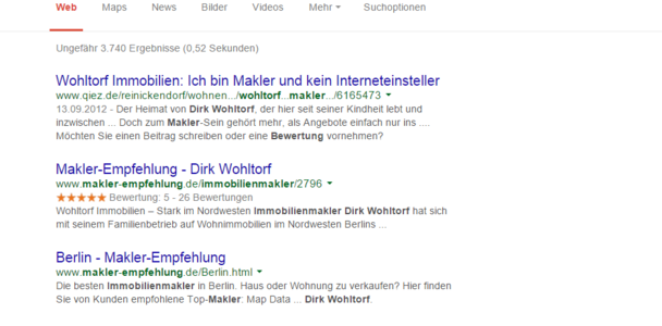 empfehlung google